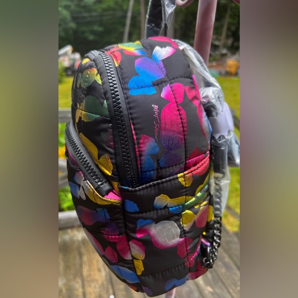 Betsey Johnson Puffey posey backpack - Picture 10 of 15